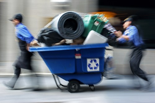 Effective use of enclosed and lockable skips for waste management
